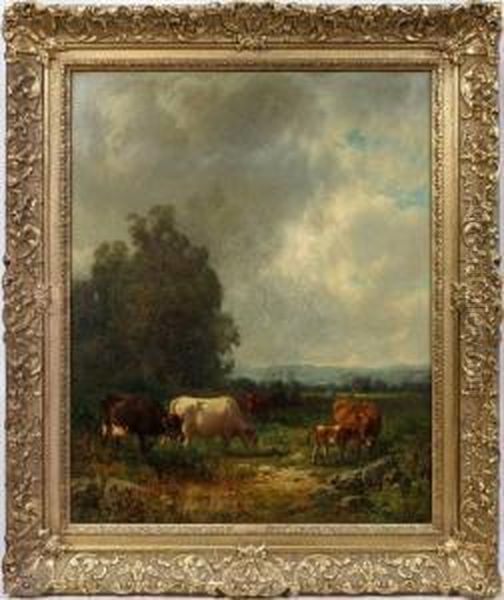 Landscape W/cattle - view 1