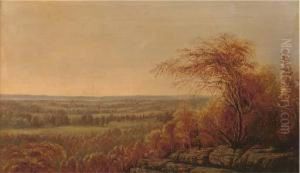 An Autumnal Landscape by William M. Hart