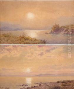 Coastal Landscapes (a Pair) by Henry Albert Hartland