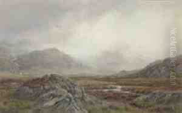 Mist Rising From The Irish Hills - view 1