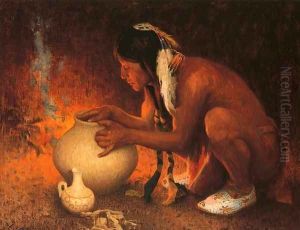 Making Pottery by Eanger Irving Couse