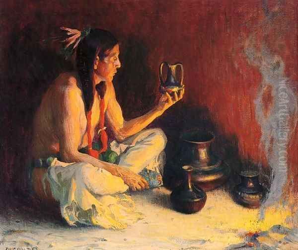 Taos Indian and Pottery - view 1