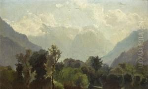 Blick Uber Das Loisachtal Auf Die Zugspitze