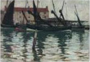 Kirkcaldy Harbour by Archibald Standish Hartrick