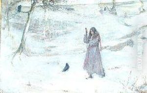 Girl And The Raven