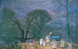Moonlit Revels by Archibald Standish Hartrick
