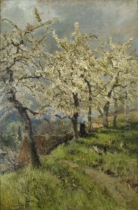Fruhlingslandschaft by Heinrich Sen Hartung
