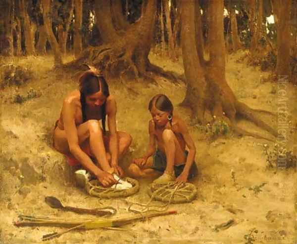 Putting on the War Shoes - view 1