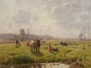 Landliche Idylle. by Hermann Hartwich