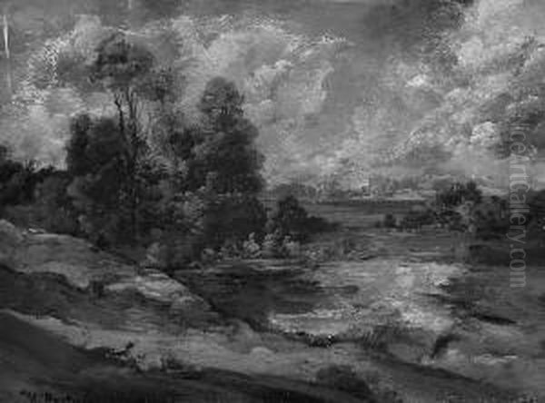 "flusslandschaft". Sign - view 1