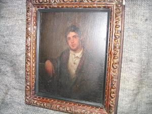 Young Man In A Tartan Cape