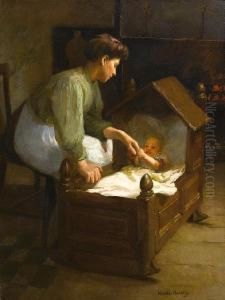 Mother And Child by Harvey Harold