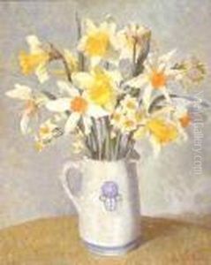 Jug Of Spring Flowers