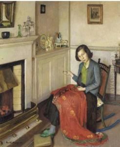 The Red Silk Shawl