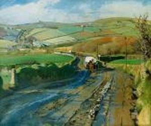 Haulers On A Country Road, Newlyn