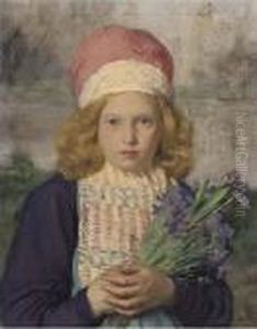 The Flower Gatherer by Herbert Johnson Harvey