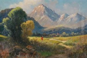 Als Natur- Und Landschaftsmaler Tatig) Weg Ins Dorf