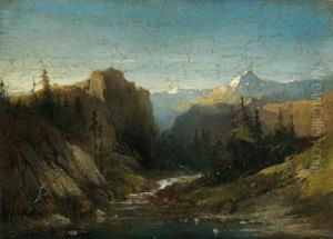 Gebirgslandschaft by Carl Hasch