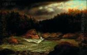 Head Of St. Regis Falls by William Stanley Haseltine