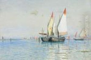 Fishing Boats, Venice C. 1871-85 by William Stanley Haseltine