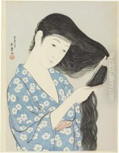 Woman Brushing Her Hair, 1920.3
