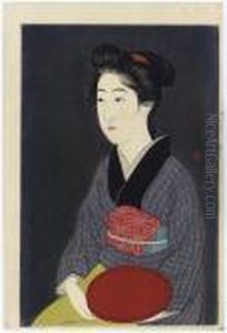 Bon Moteru Onna (woman Holding Tray), 1920.1