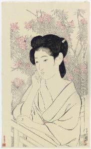 Four Woodcuts, The Last With Silver Mica, Each Signed
Goyo Ga by Goyo Hashiguchi
