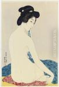 Yokugo No Onna (woman After A Bath), 1920.7 by Goyo Hashiguchi