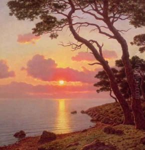 Calme de Soir, Cote d'Azur by Ivan Fedorovich Choultse