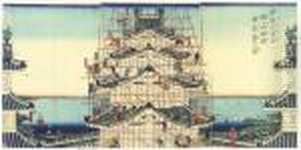 Himeji Castle Undergoing Repairs - view 1