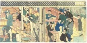 Yokohama Ijin Shokan Uriba No Zu