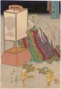 Tokaido Gojusantsugi Okazaki by Sadahide Hashimoto