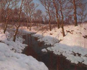 Evening Sun by Ivan Fedorovich Choultse
