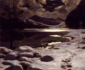 Moonlight in Winter by Ivan Fedorovich Choultse