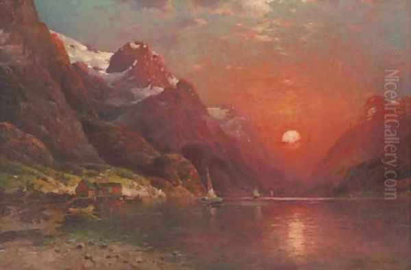 Sunset On The Lake - view 1