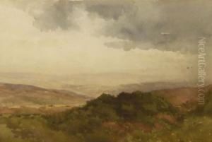 Moorland Landscape by Ernest William Haslehurst