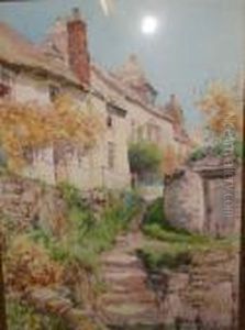 West Country Cottages by Ernest William Haslehurst