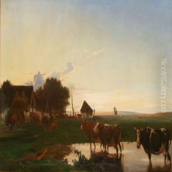 Koer Ved En Bondegaard - view 1