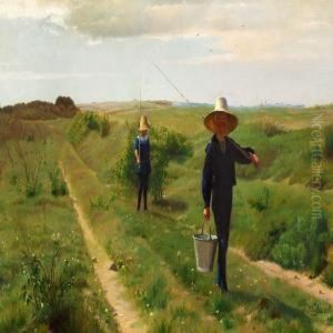 Junidag. Motiv Fra Hornbaek