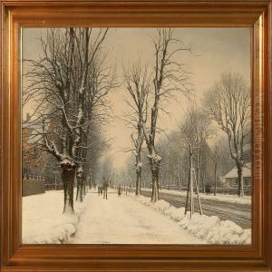 Frederiksberg Alle Insnow Weather, Denmark by Siegfried A. Sofus Hass