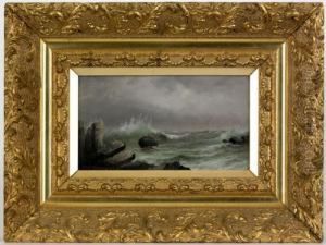 Maine Coastal Scene by George M. Hathaway
