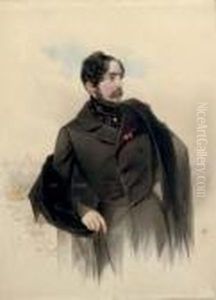 Portrait Of Count De La Ferronnays by Fritz Thaulow