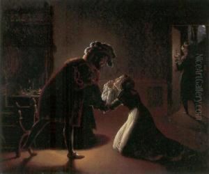 Diane De Poitiers Begging Francois I Mercy For Her Father