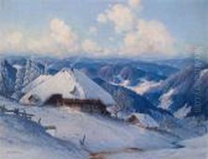Paesaggio Invernale by Karl Hauptmann