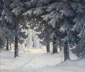 Waldinneres by Karl Hauptmann