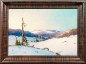 Schwarzwalder Winterlandschaft by Karl Hauptmann