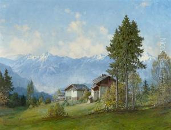Sudtiroler Berglandschaft Mit Dolomiten - view 1