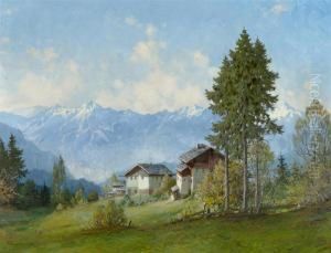 Sudtiroler Berglandschaft Mit Dolomiten
