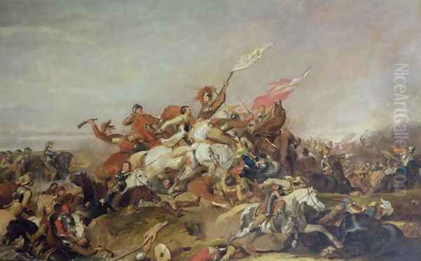 The Battle of Marston Moor in 1644, 1819 by Abraham Cooper