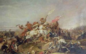 The Battle of Marston Moor in 1644, 1819 by Abraham Cooper